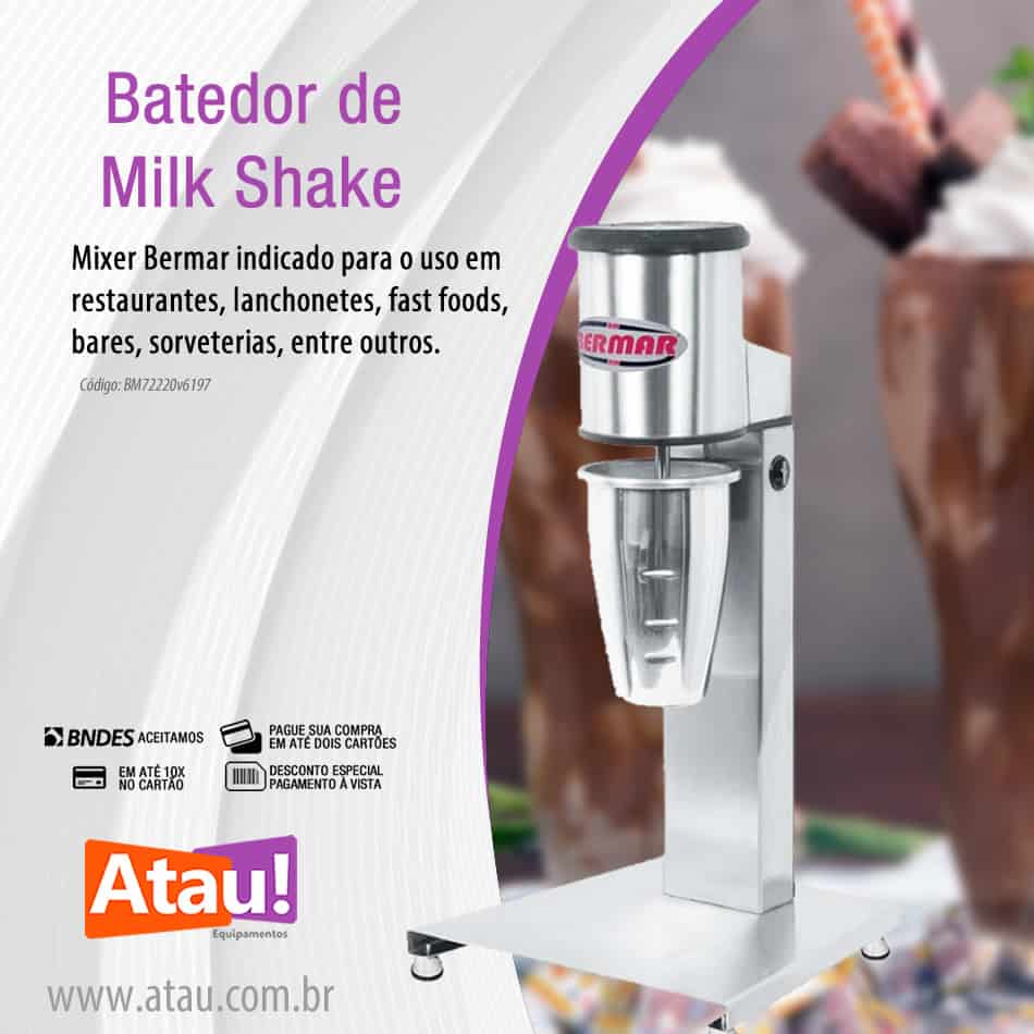 Batedor de milk shake Bermar