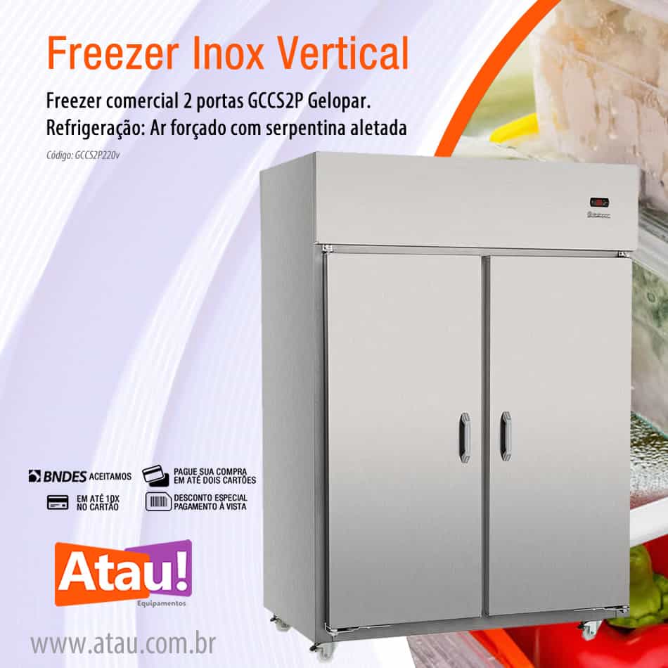 Freezer vertical Gelopar